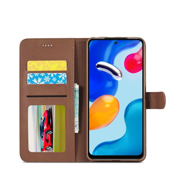 LC.IMEEKE Calf Texture Horizontal Flip Leather Case, For Xiaomi Redmi Note 12 Pro 4G Global