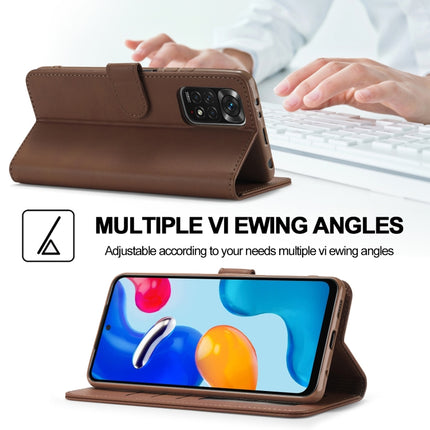 LC.IMEEKE Calf Texture Horizontal Flip Leather Case