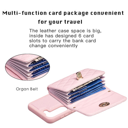 Horizontal Wallet Rhombic Leather Phone Case, For Samsung Galaxy S23 5G, For Samsung Galaxy S22+ 5G, For Samsung Galaxy S21 5G, For Samsung Galaxy S21+ 5G