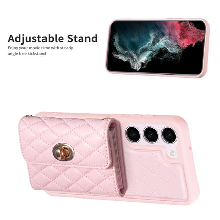 Horizontal Wallet Rhombic Leather Phone Case, For Samsung Galaxy S23 5G, For Samsung Galaxy S22+ 5G, For Samsung Galaxy S21 5G, For Samsung Galaxy S21+ 5G
