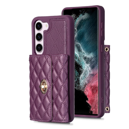 Horizontal Wallet Rhombic Leather Phone Case, For Samsung Galaxy S23 5G, For Samsung Galaxy S22+ 5G, For Samsung Galaxy S21 5G, For Samsung Galaxy S21+ 5G
