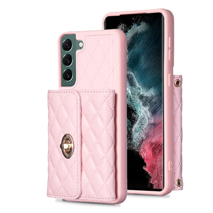 Horizontal Wallet Rhombic Leather Phone Case, For Samsung Galaxy S23 5G, For Samsung Galaxy S22+ 5G, For Samsung Galaxy S21 5G, For Samsung Galaxy S21+ 5G