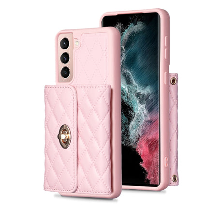 Horizontal Wallet Rhombic Leather Phone Case, For Samsung Galaxy S23 5G, For Samsung Galaxy S22+ 5G, For Samsung Galaxy S21 5G, For Samsung Galaxy S21+ 5G