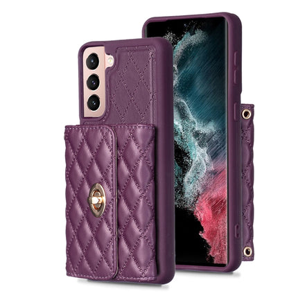 Horizontal Wallet Rhombic Leather Phone Case, For Samsung Galaxy S23 5G, For Samsung Galaxy S22+ 5G, For Samsung Galaxy S21 5G, For Samsung Galaxy S21+ 5G