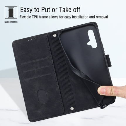 Skin-feel Embossed Leather Phone Case, For Huawei nova 5T / Honor 20, For Huawei nova 10, For Huawei nova 10 Pro, For Huawei P20 lite 2019 / nova 5i