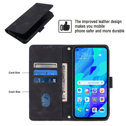 Skin-feel Embossed Leather Phone Case, For Huawei nova 5T / Honor 20, For Huawei nova 10, For Huawei nova 10 Pro, For Huawei P20 lite 2019 / nova 5i