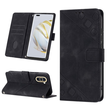 Skin-feel Embossed Leather Phone Case, For Huawei nova 5T / Honor 20, For Huawei nova 10, For Huawei nova 10 Pro, For Huawei P20 lite 2019 / nova 5i