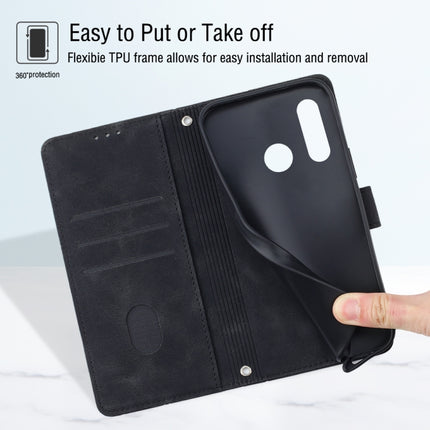 Skin-feel Embossed Leather Phone Case, For Huawei P30 lite, For Huawei P30 Pro, For Huawei P40 lite/nova 6 SE / nova 7i, For Huawei Y7 2019 / Enjoy 9