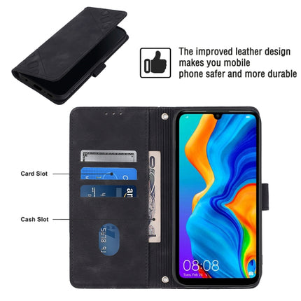 Skin-feel Embossed Leather Phone Case, For Huawei P30 lite, For Huawei P30 Pro, For Huawei P40 lite/nova 6 SE / nova 7i, For Huawei Y7 2019 / Enjoy 9