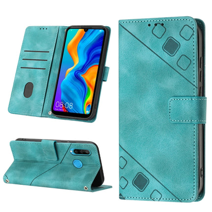 Skin-feel Embossed Leather Phone Case, For Huawei P30 lite, For Huawei P30 Pro, For Huawei P40 lite/nova 6 SE / nova 7i, For Huawei Y7 2019 / Enjoy 9