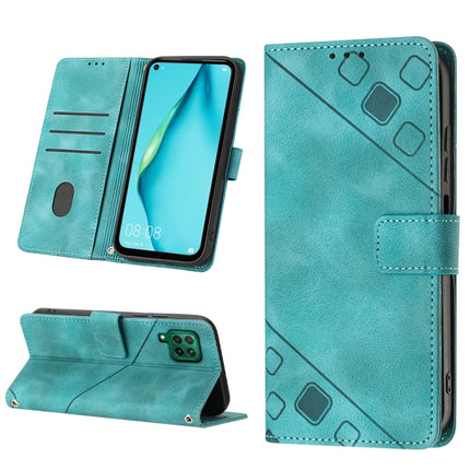Skin-feel Embossed Leather Phone Case, For Huawei P30 lite, For Huawei P30 Pro, For Huawei P40 lite/nova 6 SE / nova 7i, For Huawei Y7 2019 / Enjoy 9