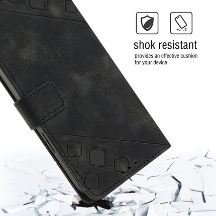 Skin-feel Embossed Leather Phone Case, For Huawei Enjoy 50 / nova Y70 Plus Global