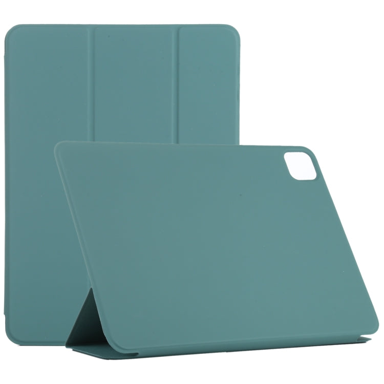 Horizontale Klapphülle aus ultradünnem, doppelseitigem Clip ohne magnetische PU-Leder mit dreifach klappbarer Halterung und Schlaf-/Weckfunktion, für iPad Pro 11 Zoll (2020) / Pro 11 2018 / Air 2020 10.9