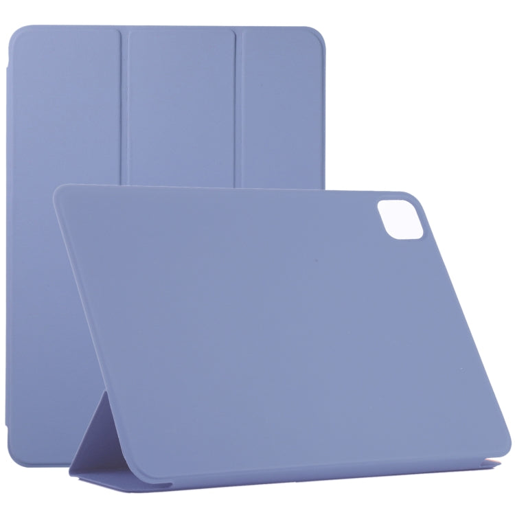 Horizontale Klapphülle aus ultradünnem, doppelseitigem Clip ohne magnetische PU-Leder mit dreifach klappbarer Halterung und Schlaf-/Weckfunktion, für iPad Pro 11 Zoll (2020) / Pro 11 2018 / Air 2020 10.9