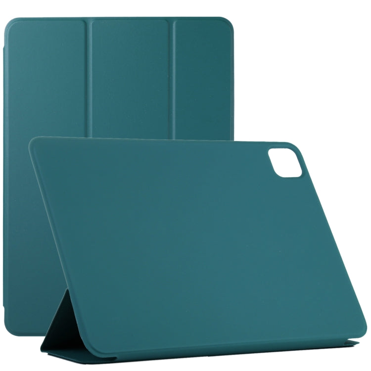 Horizontale Klapphülle aus ultradünnem, doppelseitigem Clip ohne magnetische PU-Leder mit dreifach klappbarer Halterung und Schlaf-/Weckfunktion, für iPad Pro 11 Zoll (2020) / Pro 11 2018 / Air 2020 10.9
