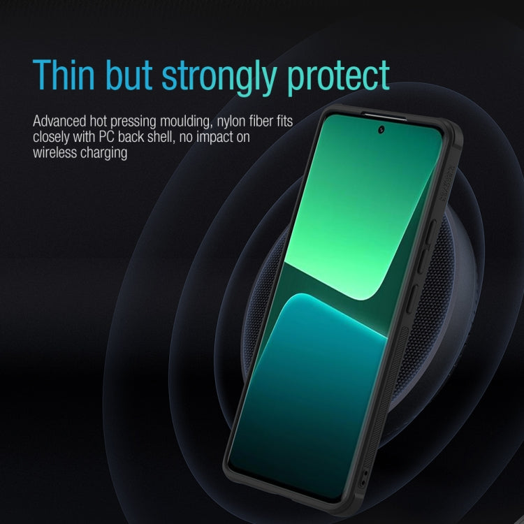 NILLKIN 3D Textured Nylon Fiber TPU + PC Phone Case, For Xiaomi 13 Pro