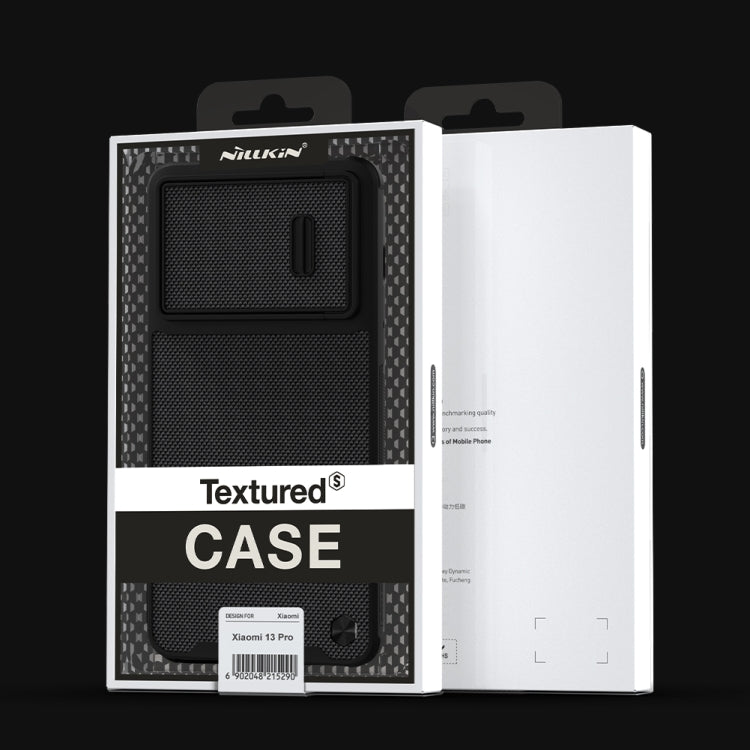 NILLKIN 3D Textured Nylon Fiber TPU + PC Phone Case, For Xiaomi 13 Pro