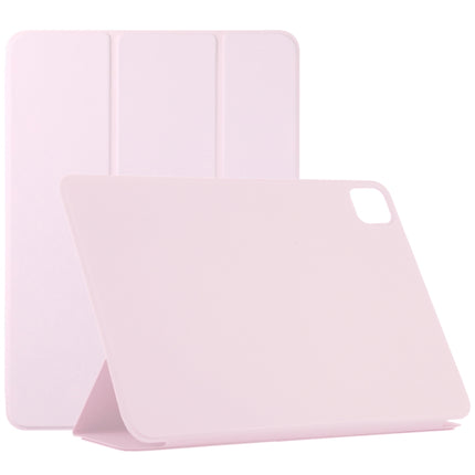 Funda de cuero con tapa magnética de doble cara sin hebilla para tableta con soporte y función de suspensión/activación, para iPad Air 13 2024 / Pro 12.9 2020