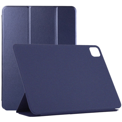 Funda de cuero con tapa magnética de doble cara sin hebilla para tableta con soporte y función de suspensión/activación, para iPad Air 13 2024 / Pro 12.9 2020