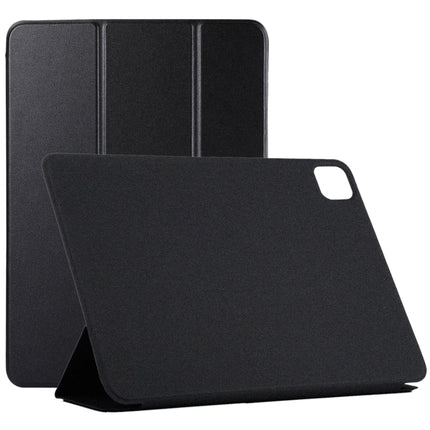 Funda de cuero con tapa magnética de doble cara sin hebilla para tableta con soporte y función de suspensión/activación, para iPad Air 13 2024 / Pro 12.9 2020