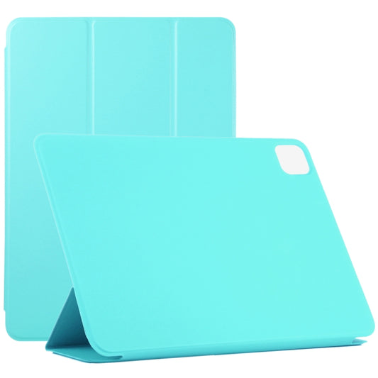 Funda de cuero con tapa magnética de doble cara sin hebilla para tableta con soporte y función de suspensión/activación, para iPad Air 13 2024 / Pro 12.9 2020