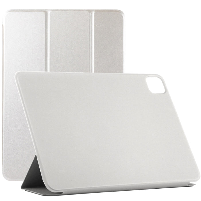 Doppelseitige magnetische Flip-Tablet-Hülle aus Leder ohne Schnalle mit Halterung und Schlaf-/Weckfunktion, für iPad Air 13 2024 / Pro 12.9 2020
