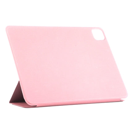 Funda de cuero con tapa magnética de doble cara sin hebilla para tableta con soporte y función de suspensión/activación, para iPad Air 13 2024 / Pro 12.9 2020