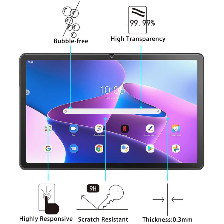 25pcs 0.3mm 9H Explosion-proof Tempered Tablet Glass Film