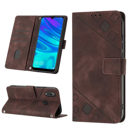 Skin-feel Embossed Leather Phone Case, For Honor 10 Lite / Huawei P smart 2019, For Honor 10X Lite, For Honor 70, For Honor Magic4 Lite/X30/X9 4G/5G/X40 GT