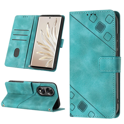 Skin-feel Embossed Leather Phone Case, For Honor 10 Lite / Huawei P smart 2019, For Honor 10X Lite, For Honor 70, For Honor Magic4 Lite/X30/X9 4G/5G/X40 GT
