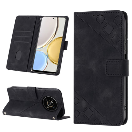 Skin-feel Embossed Leather Phone Case, For Honor 10 Lite / Huawei P smart 2019, For Honor 10X Lite, For Honor 70, For Honor Magic4 Lite/X30/X9 4G/5G/X40 GT