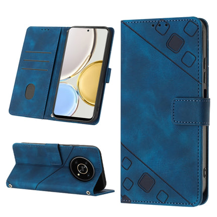 Skin-feel Embossed Leather Phone Case, For Honor 10 Lite / Huawei P smart 2019, For Honor 10X Lite, For Honor 70, For Honor Magic4 Lite/X30/X9 4G/5G/X40 GT