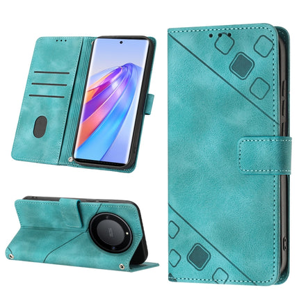 Skin-feel Embossed Leather Phone Case, For Honor X9a 5G/Magic5 Lite, For Honor 8A/Y6 2019/Y6 Pro 2019, For Honor 9X Global/Huawei P Smart Z/Y9 Prime 2019/Enjoy 10 Plus, For Honor X6 / X8 5G