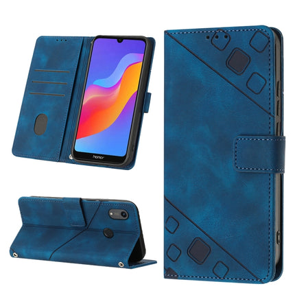 Skin-feel Embossed Leather Phone Case, For Honor X9a 5G/Magic5 Lite, For Honor 8A/Y6 2019/Y6 Pro 2019, For Honor 9X Global/Huawei P Smart Z/Y9 Prime 2019/Enjoy 10 Plus, For Honor X6 / X8 5G