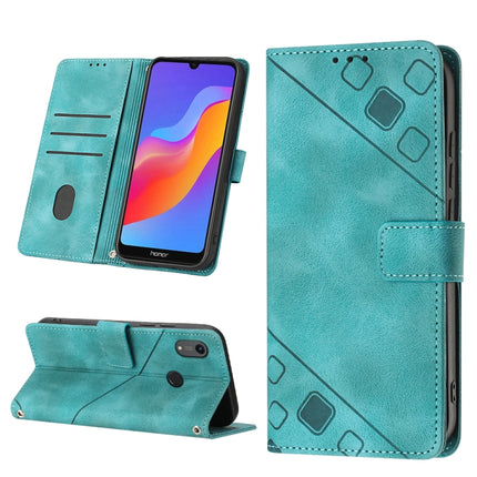 Skin-feel Embossed Leather Phone Case, For Honor X9a 5G/Magic5 Lite, For Honor 8A/Y6 2019/Y6 Pro 2019, For Honor 9X Global/Huawei P Smart Z/Y9 Prime 2019/Enjoy 10 Plus, For Honor X6 / X8 5G