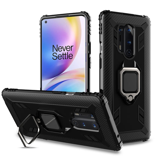 Carbon Fiber Protective Case with 360 Degree Rotating Ring Holder, For OnePlus 8 Pro, For OnePlus 8, For iPhone SE 2022 / SE 2020 / 8 / 7, For Motorola Moto G8 Power, For OPPO Realme X2 Pro / Reno Ace, For Huawei Honor 20 / 20S / Nova 5T