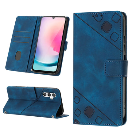 Skin-feel Embossed Leather Phone Case, For Samsung Galaxy A23 JP Version, For Samsung Galaxy A24 4G, For Xiaomi Poco X5 5G/Redmi Note 12 China/Redmi Note 12 Global, For Xiaomi Poco X5 Pro 5G/Redmi Note 12 Pro Speed