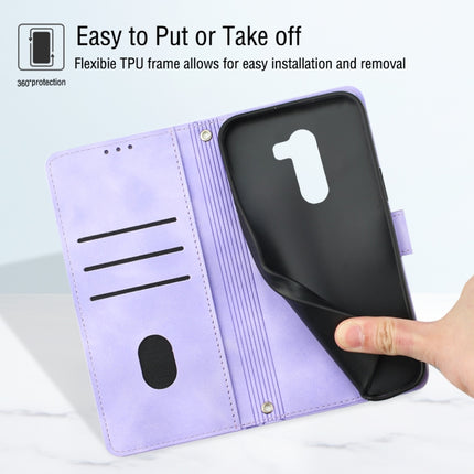 Skin-feel Embossed Leather Phone Case, For Xiaomi Pocophone F1, For Xiaomi Redmi Note 12 Pro 5G Global / Redmi Note 12 Pro 5G China