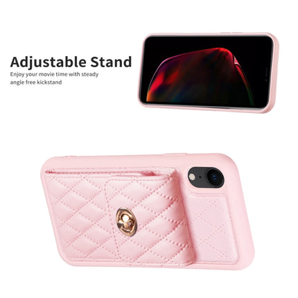 Vertical Wallet Rhombic Leather Phone Case, For iPhone XR, For iPhone XS Max, For iPhone SE 2022 / SE 2020 / 7 / 8, For iPhone 7 Plus / 8 Plus