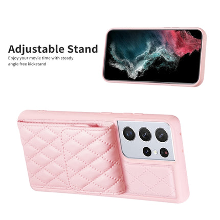 Vertical Wallet Rhombic Leather Phone Case, For Samsung Galaxy S21 Ultra 5G, For Samsung Galaxy A14 4G / 5G