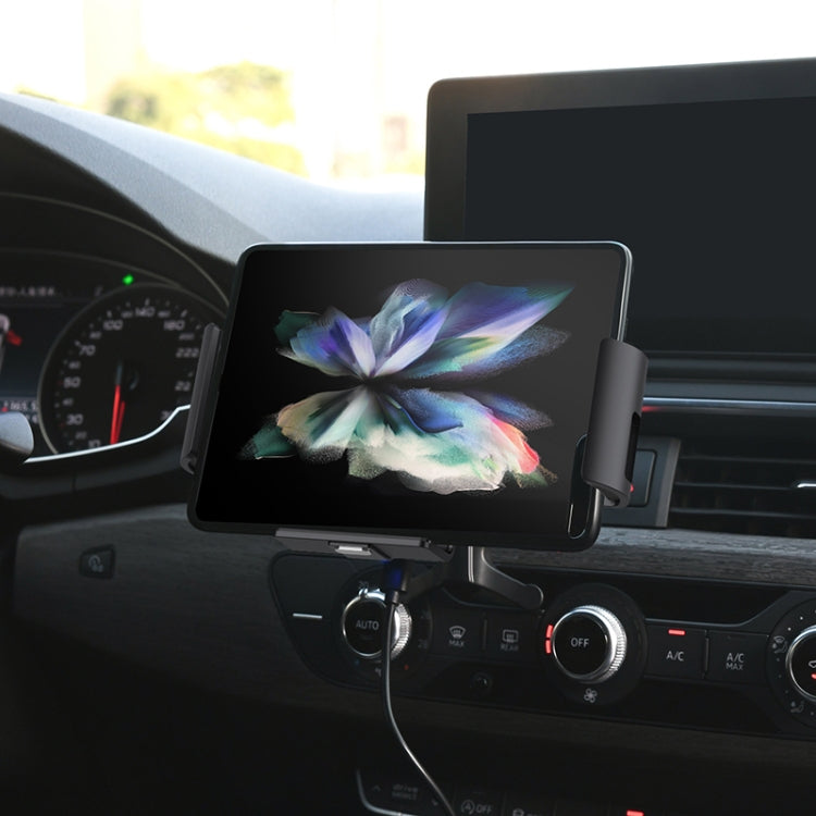 S1 Pro Car Horizontal Navigation Phone Holder Wireless Charger