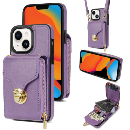 Zipper Hardware Card Wallet Phone Case, For iPhone 14 Pro Max, For iPhone 14 Pro, For iPhone 14 Plus, For iPhone 14 / 13