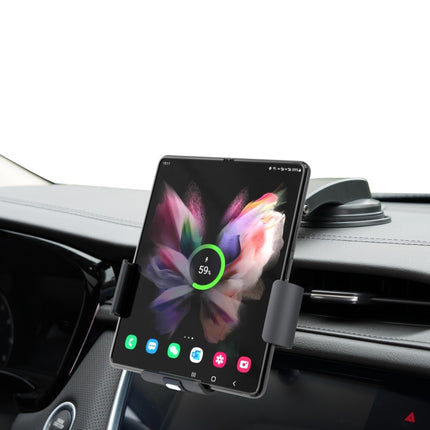 S7 Dual Coil Car Phone Holder Wireless Charger