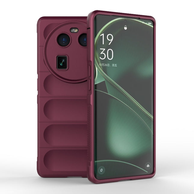 Magic Shield TPU + Flannel Phone Case, For OPPO Find X6 5G, For OPPO Find X6 Pro 5G
