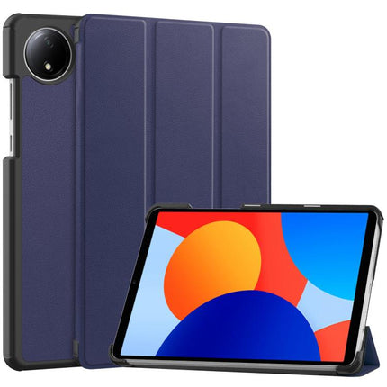Custer Texture 3-Fold Holder Leather Smart Tablet Case, For Xiaomi Redmi Pad SE 8.7, For Xiaomi Pad 6 / 6 Pro