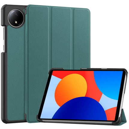 Custer Texture 3-Fold Holder Leather Smart Tablet Case, For Xiaomi Redmi Pad SE 8.7, For Xiaomi Pad 6 / 6 Pro