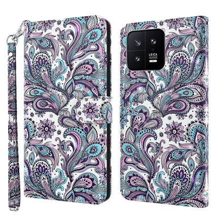 3D Painting Pattern Flip Leather Phone Case, For Xiaomi 13, For Xiaomi 13 Pro
