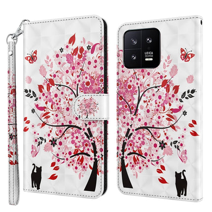 3D Painting Pattern Flip Leather Phone Case, For Xiaomi 13, For Xiaomi 13 Pro