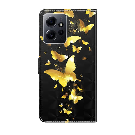3D Painting Pattern Flip Leather Phone Case, For Xiaomi Redmi Note 12 4G Global, For Xiaomi Redmi Note 12 5G Global / Poco X5 5G