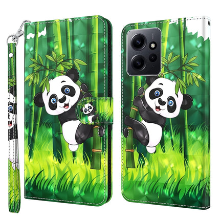 3D Painting Pattern Flip Leather Phone Case, For Xiaomi Redmi Note 12 4G Global, For Xiaomi Redmi Note 12 5G Global / Poco X5 5G